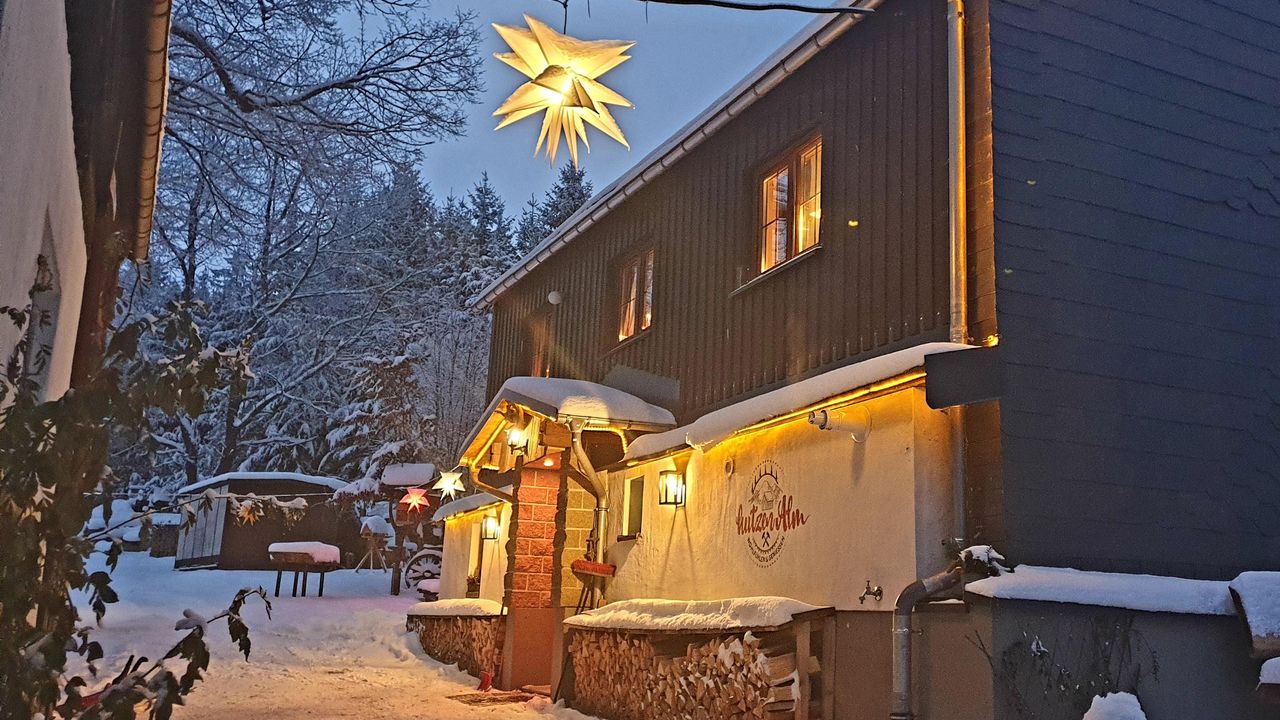 Haupthaus im Winter Haupthaus im Winter